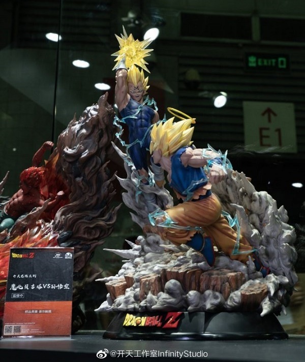 Goku vs Majin Vegeta Goku vs Majin Vegeta